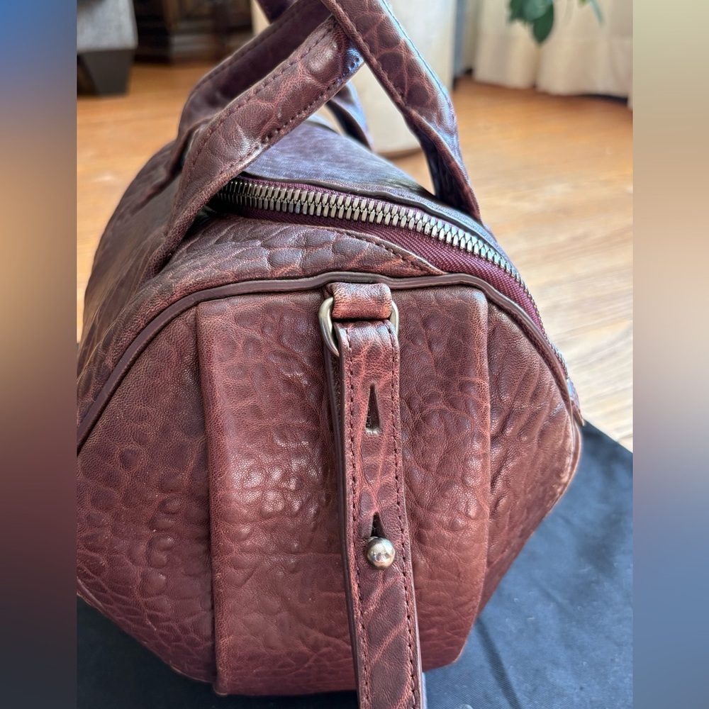 Alexander Wang Rocco Bag , Burgundy with Silver-Toned Hardware, Studded bottom. - Picture 6 of 14
